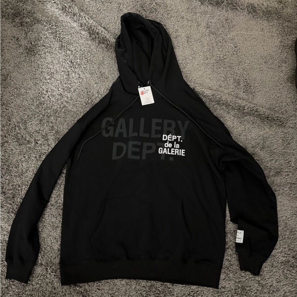 Gallery Dept Black Hoodie Mr Porter Exclusive
